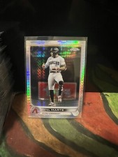 2022 Topps Chrome Base Prism Refractor #124 Ketel Marte - Arizona Diamondbacks