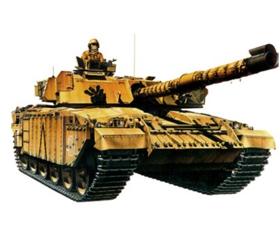 Tamiya 1/35 Brit. KPz Challenger 1 Mk.III (2) Neu - Schnell N. 35154