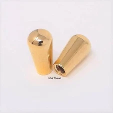 True Custom Shop® Gold Metal Switch Tip for Switchcraft and Gibson USA Les Paul