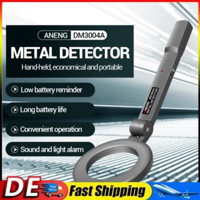Metal Detector DM3004A Handheld Adjustable Portable Tracker Pinpointer Alarm