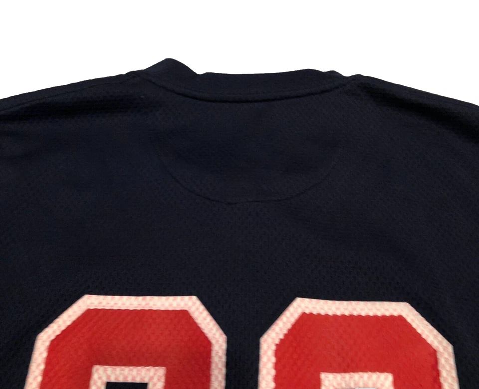 Camisa Jersey Mizuno Drylite Para Hombres Infidelidad #22 Talla M Azul Blanco Manga Corta Foto 4 de 4