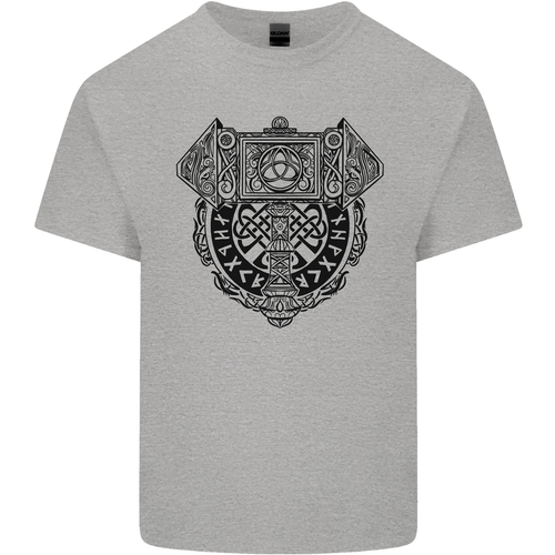 Mjolnir Thor Wikinger Hammer Kinder T-shirt Jungen Mädchen - Picture 49 of 61