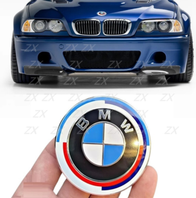 BMW 82mm 50th Anniversary Car Front Hood Emblem Badge Logo | eBay