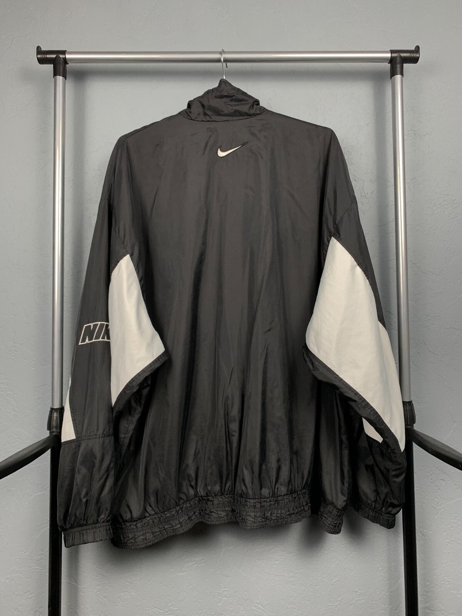 Nike Vintage Mens Big Swoosh Jacket Windbreaker Size XXL | eBay