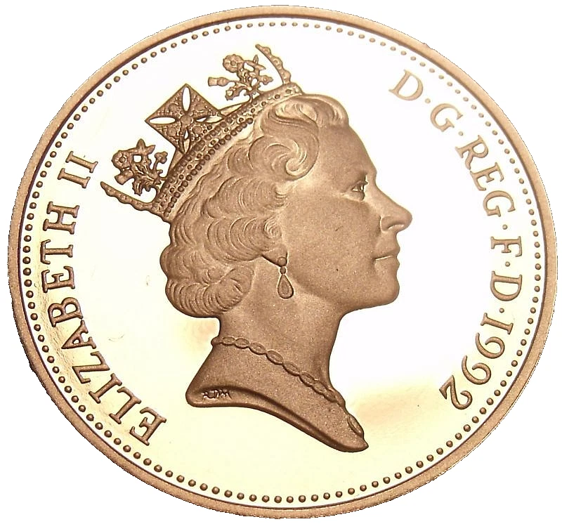 Cameo Proof Great Britain 1992 2 Pence~Welsh Plume~The Mints Best Work~Free Ship - Image 2 of 2