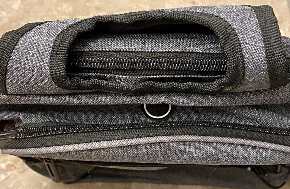 Visual Studio Live! Laptop Computer Backpack Bag Gray Black - Image 3 of 4