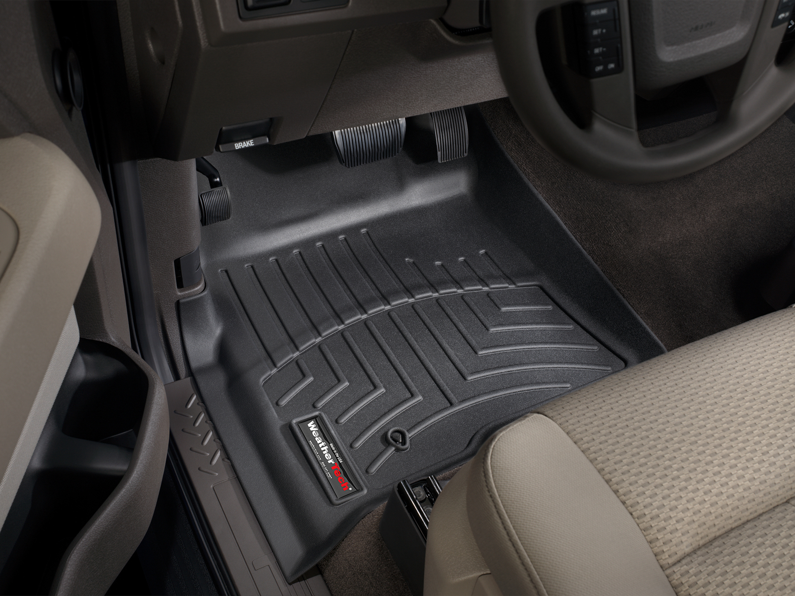 WeatherTech DigitalFit FloorLiner for Ford F150 SuperCrew 1st/2nd