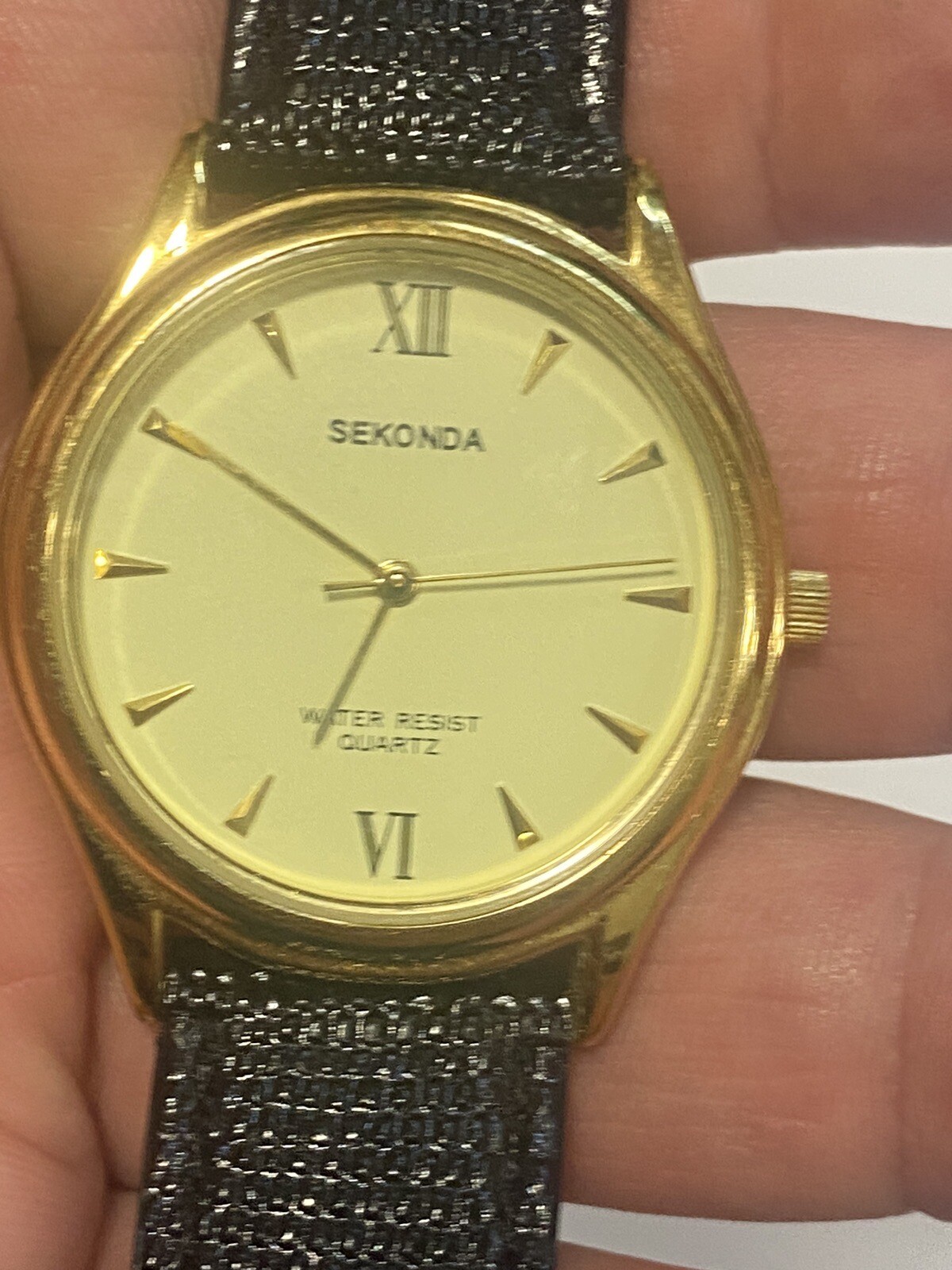 Mens Sekonda Watch Gold Plated Gentlemen Attire New Battery eBay