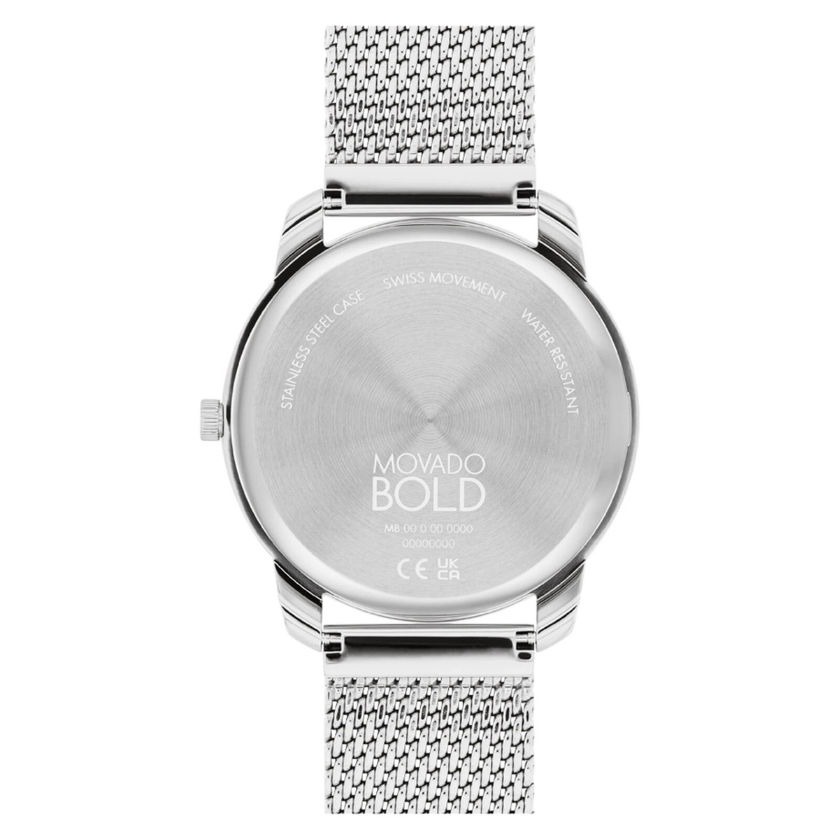 Movado Bold Trend Element Silver Dial Stainless Mesh Band