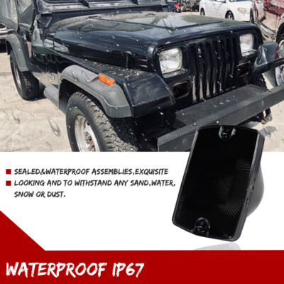 Front Turn Signal & Parking Light For 1994-1995 Jeep Wrangler YJ – Amber Halogen, DOT Certified