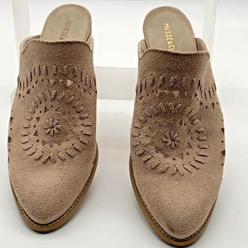 Musse and Cloud Damen-Pantoletten Größe 9 Leder beige hergestellt in Spanien - Bild 2 von 10