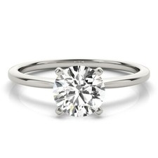 2.00 CARAT CHARLES & COLVARD MOISSANITE SOLITAIRE RING