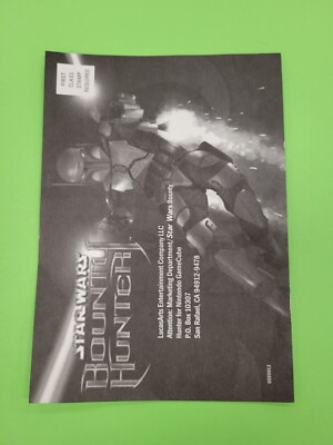 Star Wars Rogue Leader Nintendo GameCube Registration Card ONLY