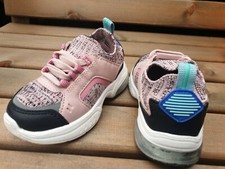 Girls baby infant Zara trainers-UK 3.5 EU 20.Slip on sock trainers in pink