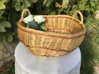 Rare old bicycle basket wicker basket bicycle decoration flowers
