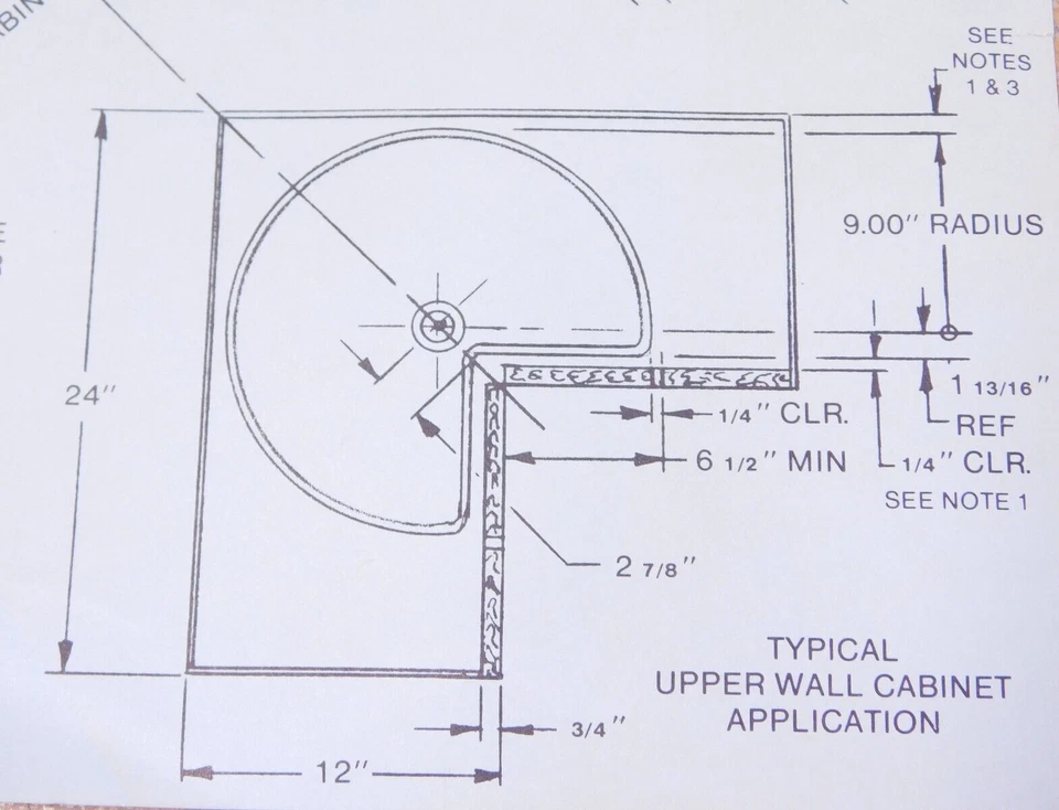 NEW - Rev-A-Shelf 18in Kidney Shaped Lazy Susan 2 Shelf Set Almond Lazy Susan HN - Image 3 of 3