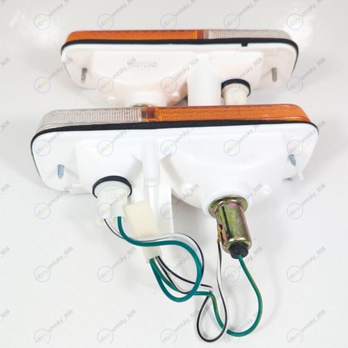 Par de luces intermitentes para parachoques Honda Accord 86 87 88 89 Prestige - Imagen 2 de 8