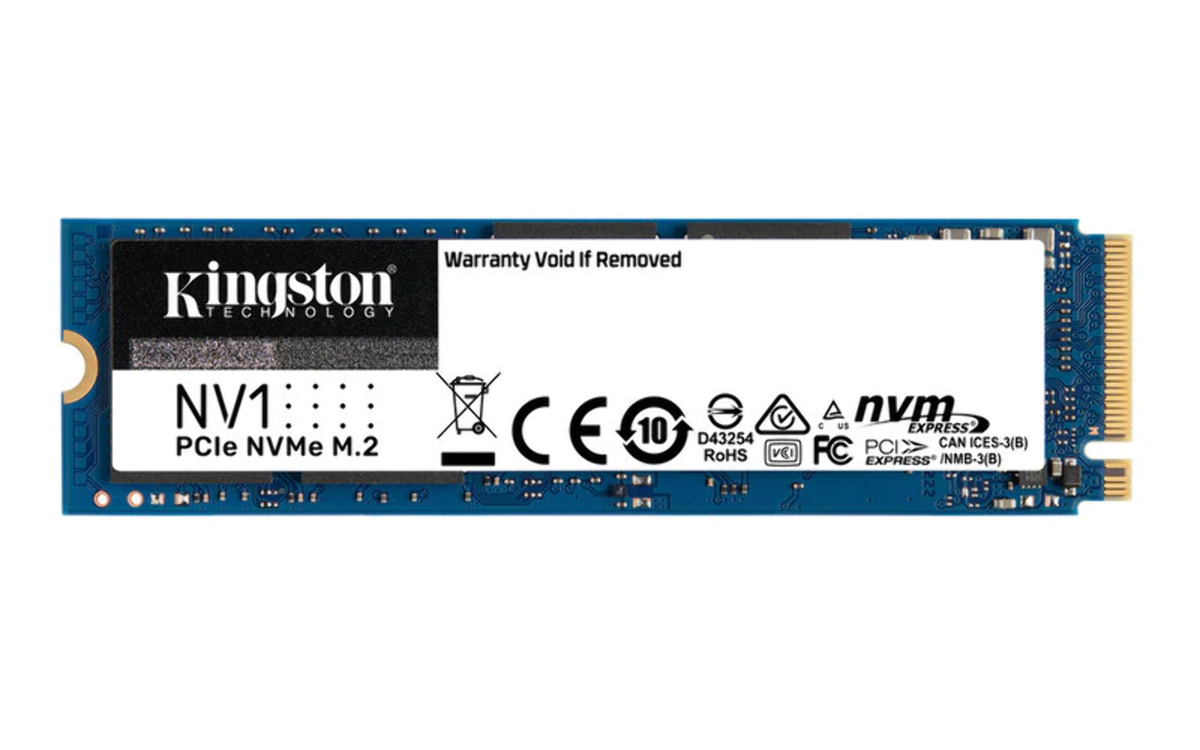 Kingston NV1 500GB PCIe NVMe M.2 Internal SSD (SNVS/500G) for sale