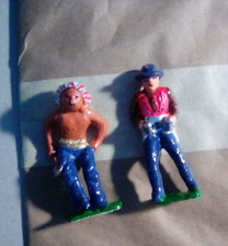 Grey Iron cowboy and Indian