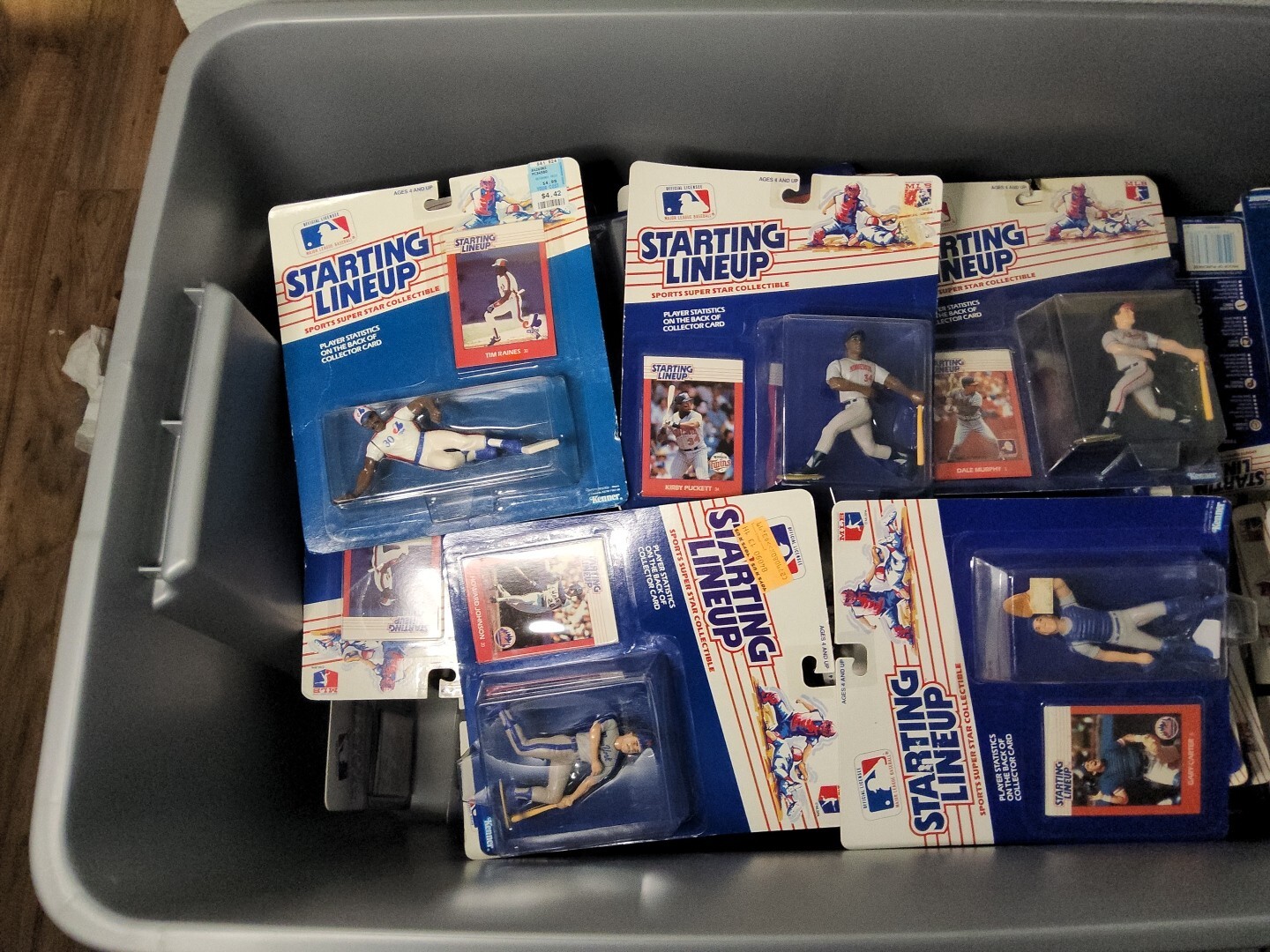 (112) 1988 Kenner Starting Lineup MLB Sealed Action Figure HUGE Lot X112 W/Cards eBay