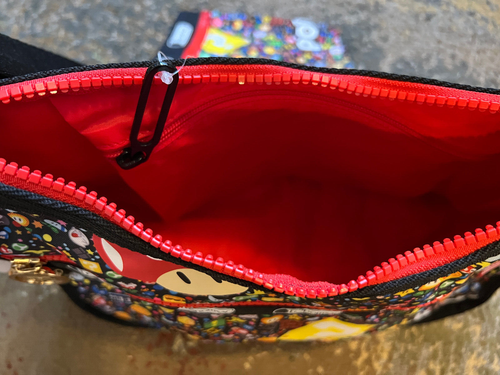 LeSportSac Nintendo Super Mario Classic Hobo Back Purse w zipper pouch NWT 7520 - Picture 8 of 8