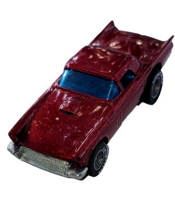 Hot Wheels 1977 '57 T-BIRD Red Blackwalls - Made in Hong Kong