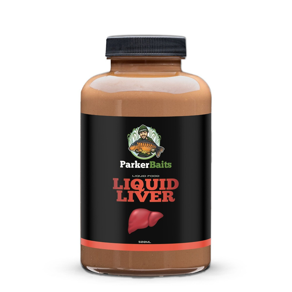 Parker Baits Liquid Food Liquid Liver 500ml Carp Fishing Bait NEW