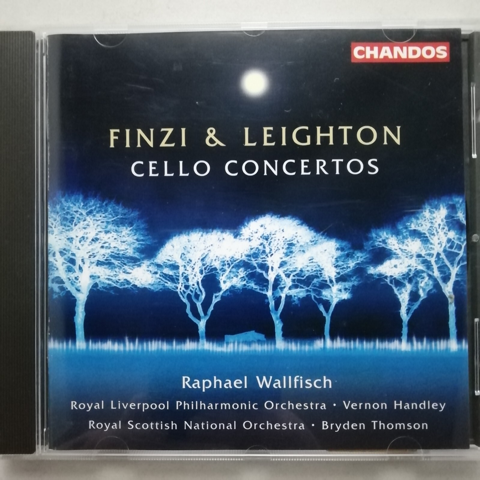 Finzi / Leighton: Cello Concertos / Wallfisch / Handley / Chandos CD CHAN 9949
