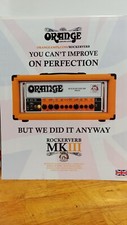 ORANGE GUITAR AMPLIFIERS MKIII   PRINT AD   11 X 8.5  p3
