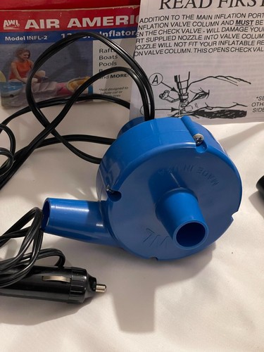 Air America II 12 Volt Gonfiatore/Sgonfiatore Zattere Piscine Barche Altro - Foto 3 di 3