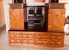 Vintage Tannoy Orbitus I 12" Gold Monitor Speakers Pair