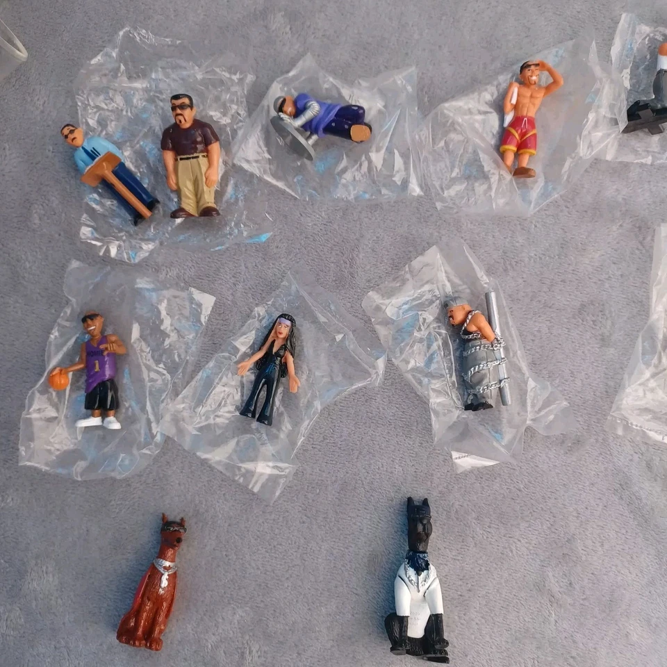 Lote De 16 Figuras Homies De Colección + 2004 Homies Póster Figuras Raras Perro Libra Foto 2 de 4