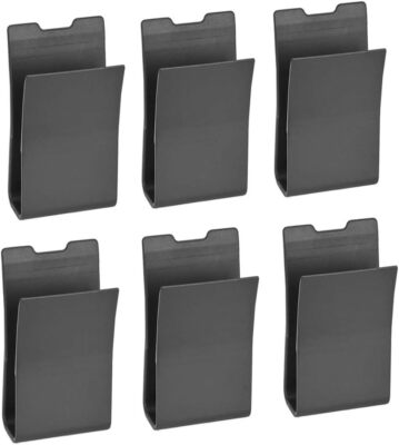 6Pcs Nylon Magazine Pouch Hard Insert Open Top 5.56 7.62 Mag Pouch Holder Clips