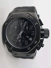 Swiss Legend Men's Trimix Quartz Chronograph Watch Black 44mm