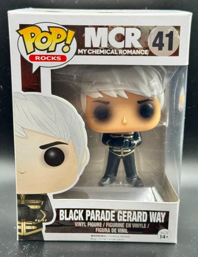 MCR Funko Pop! Rocks My Chemical Romance GERARD WAY BLACK PARADE Figure #41 - NM