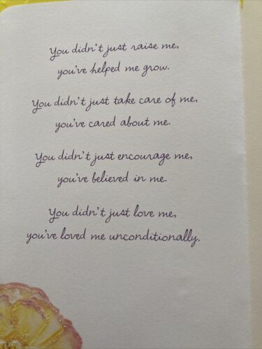 American Greetings Mother's Day Card . Glittery. Retails $4.99 - Picture 2 of 4
