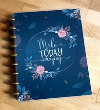 "Make Today Amazing" Flower Quote Cover Set for use with the Happy Planner~