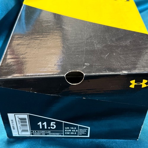 Under Armour Curry 2 Low Size 11.5 White with Box 1264001-103 - Picture 6 of 10