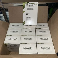 12 Packs, Mayraki Professional Keratin Instant Smoother System Shampoo + Keratin