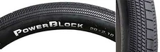 Tioga PowerBlock Tire - 20 x 1.6, Clincher, Wire, Black, 60tpi