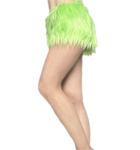 Handmade Faux Fur Skirt, Micro Mini Rave Furry Fuzzy Cute Sexy Many Colors - Picture 59 of 131