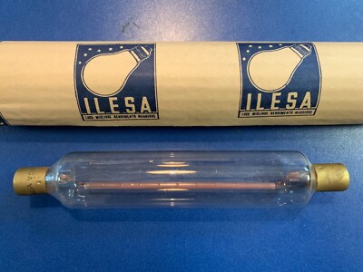 ILESA Soffittenlampe 40W 2Sockel  S19 Klar 210x38mm 230V Soffitte Lampe DIMMBAR
