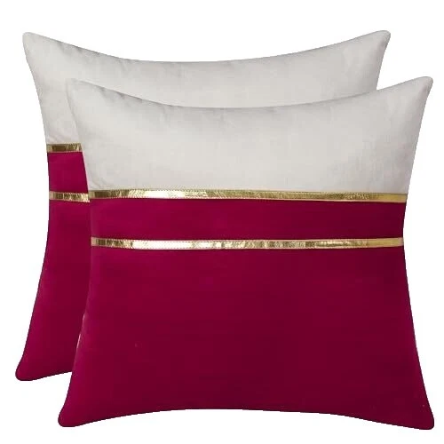 Patchwork Velvet Square Home Décor Pillows