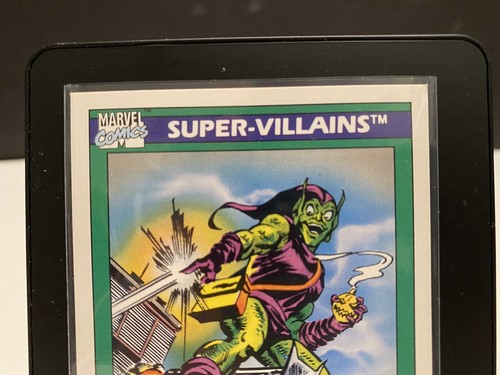 1990 Impel Marvel Universe Series 1 Green Goblin #74 Trading Card - Picture 2 of 8