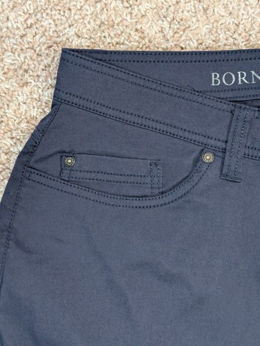 Prana Brion Hiking 5 Pocket Pants Men's 38x30 Navy Blue Slim Fit Outdoors Camp - Picture 8 of 16