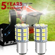 2 SUPER BRIGHT LED light bulbs for Simplicity Landlord Prestige mower tractor US