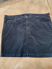 Old Navy Corduroy Skirt Gray Pockets Plus Sz 24 Waist 46  Length 20  