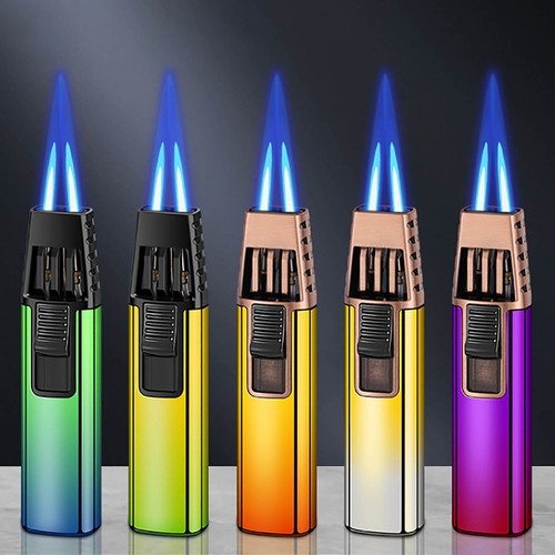 Powerful Adjustable Flame Lighter Windproof Outdoor Activity Portable Torch