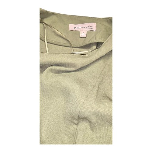 Cardigan Philosophy Republic Clothing Long Tan Cardi LT Green Women’s Size Small - Picture 8 of 12