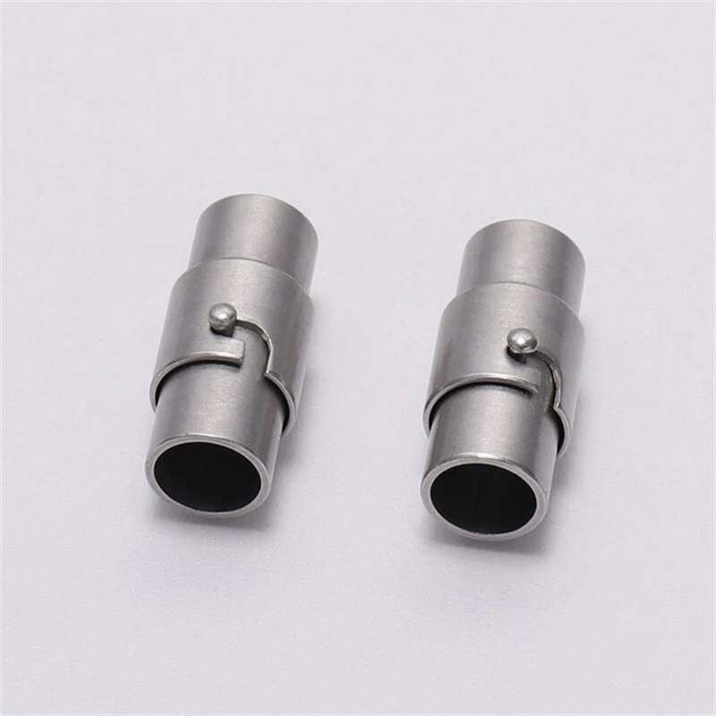 10PCS Bracelet End Cap Jewelry Leather Cord Necklace Connector Magnetic Clasps - Image 4 of 4